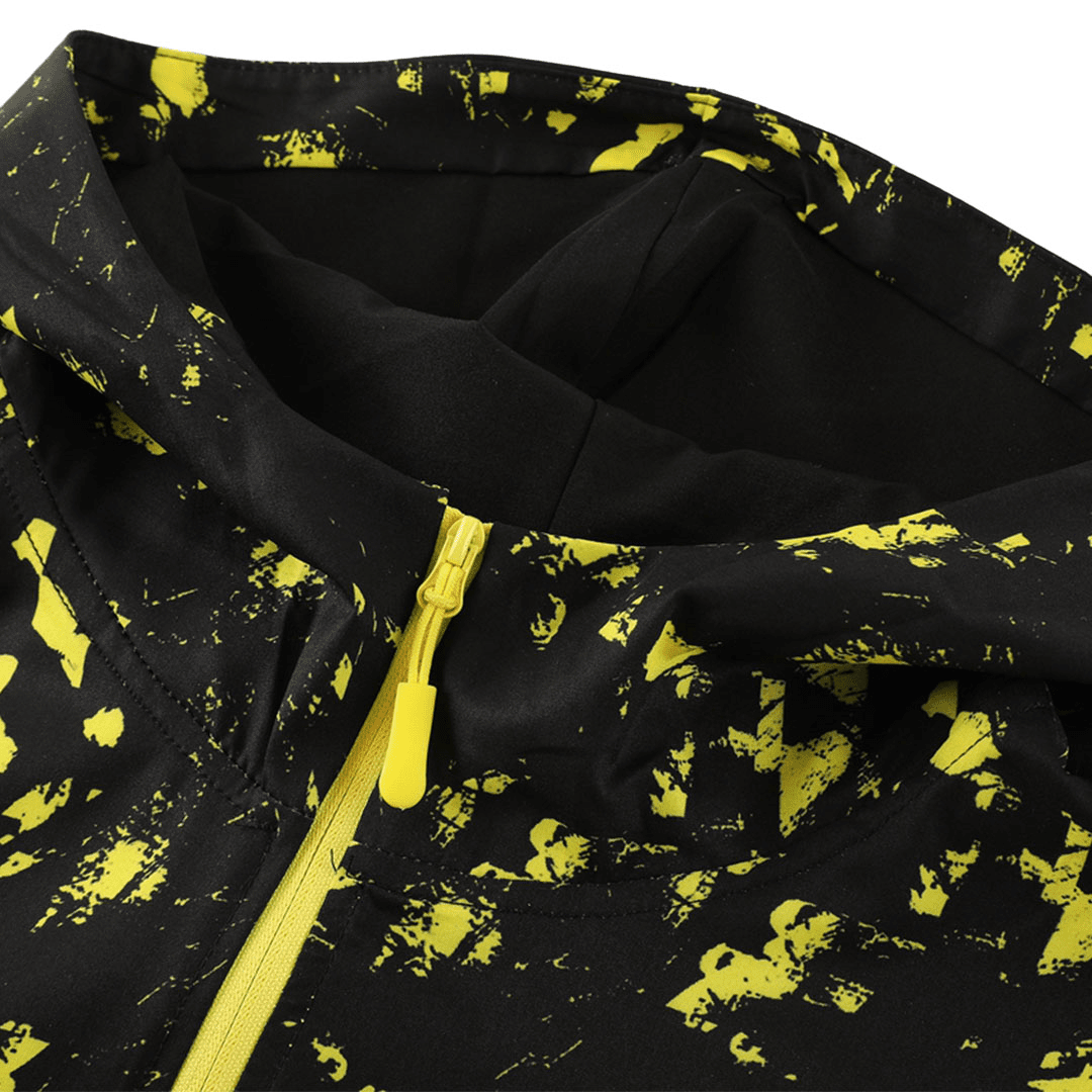 Borussia Dortmund Soccer Jacket + Pants Replica Black&Yellow 2023/24 Mens (Hoodie)