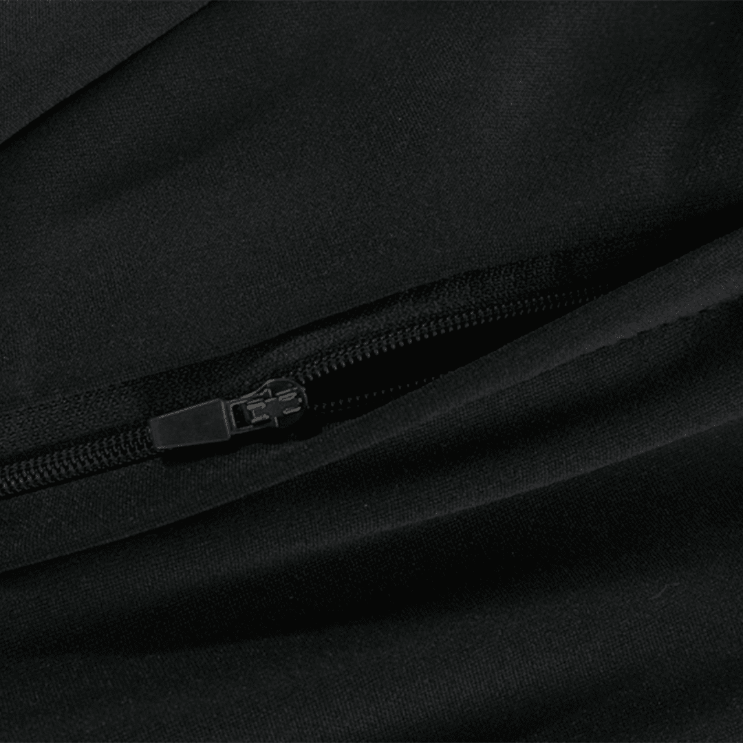 PSG Soccer Sweatshirt + Pants Replica Black Zipper 2023/24 Youth