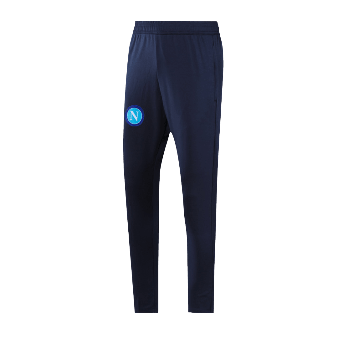 Napoli Soccer Sweatshirt + Pants Replica Blue Zipper 2023/24 Youth
