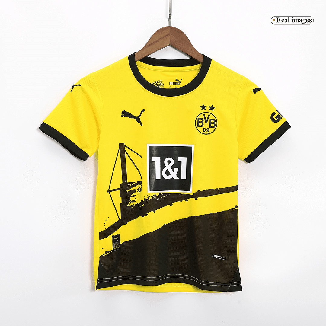 Borussia Dortmund Soccer Jersey + Short Replica Home 2023/24 Youth