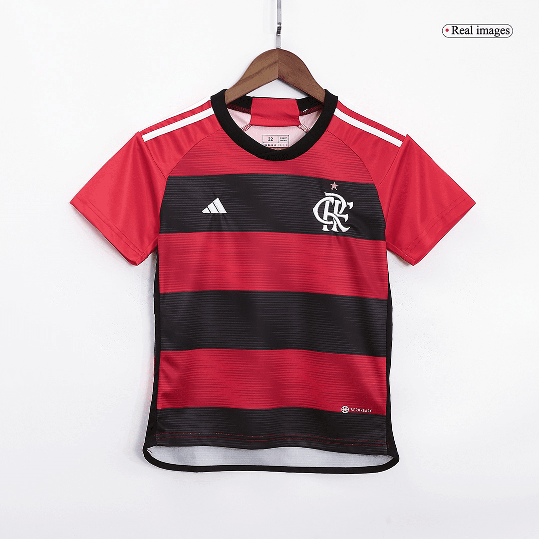 CR Flamengo Soccer Jersey + Short Replica Home 2023/24 Youth