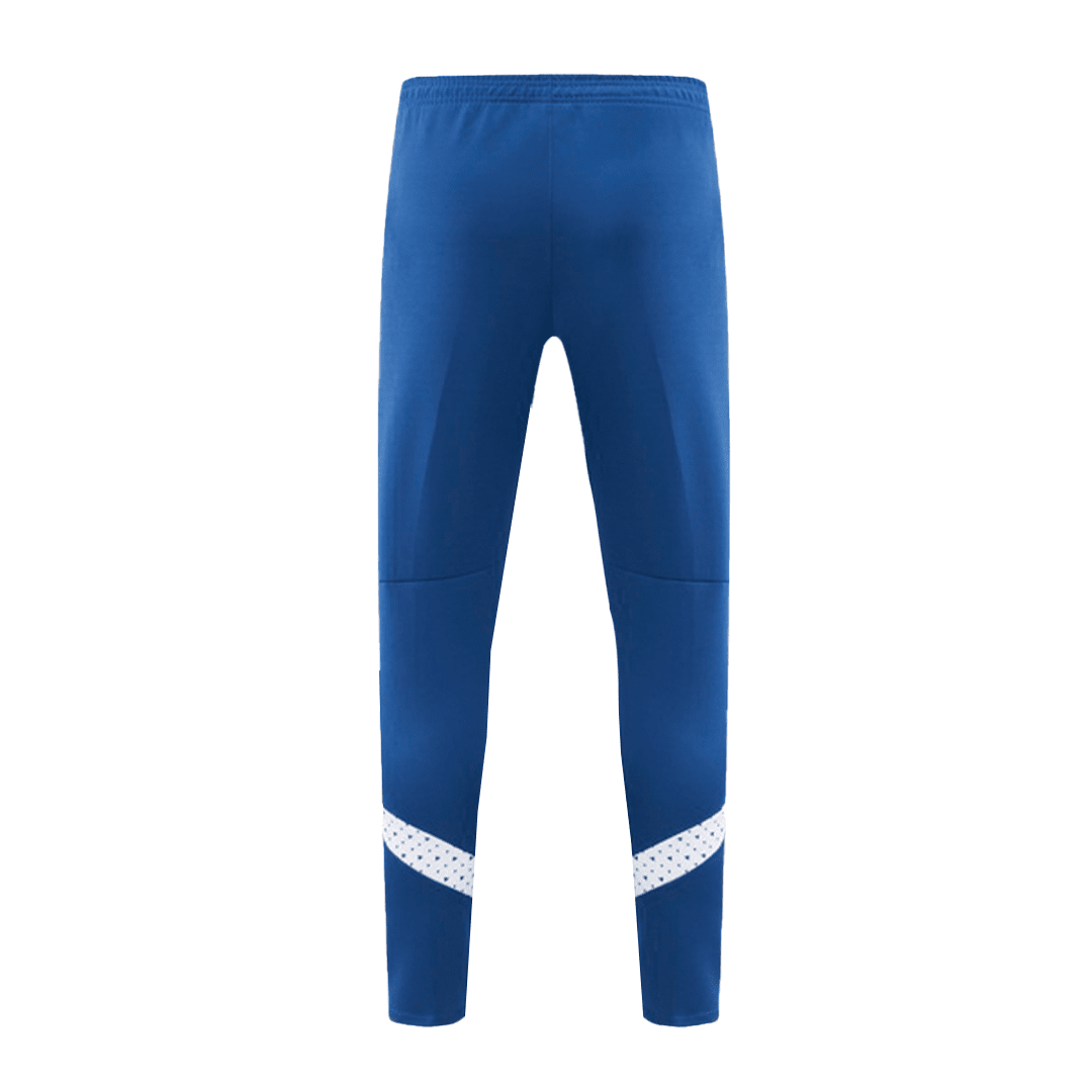 Marseille Soccer Sweatshirt + Pants Replica Zipper Blue 2023/24 Mens