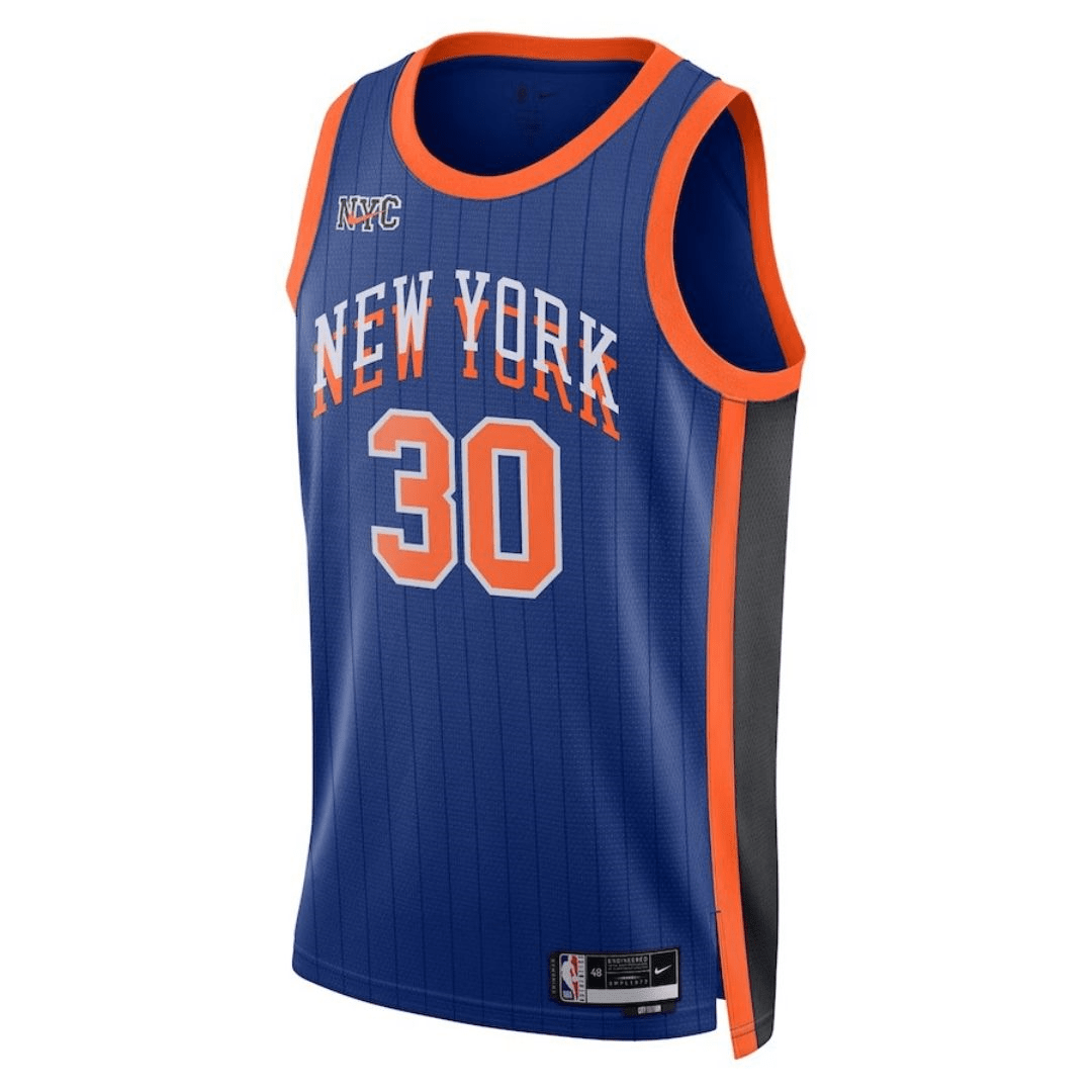 New York Knicks Swingman Jersey - City Edition Blue 2023/24 Mens (Julius Randle #30)