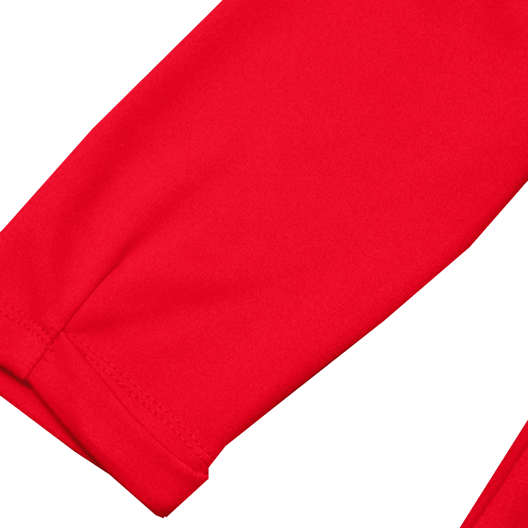 Napoli Soccer Zipper Sweatshirt + Pants Replica Red 2023/24 Youth