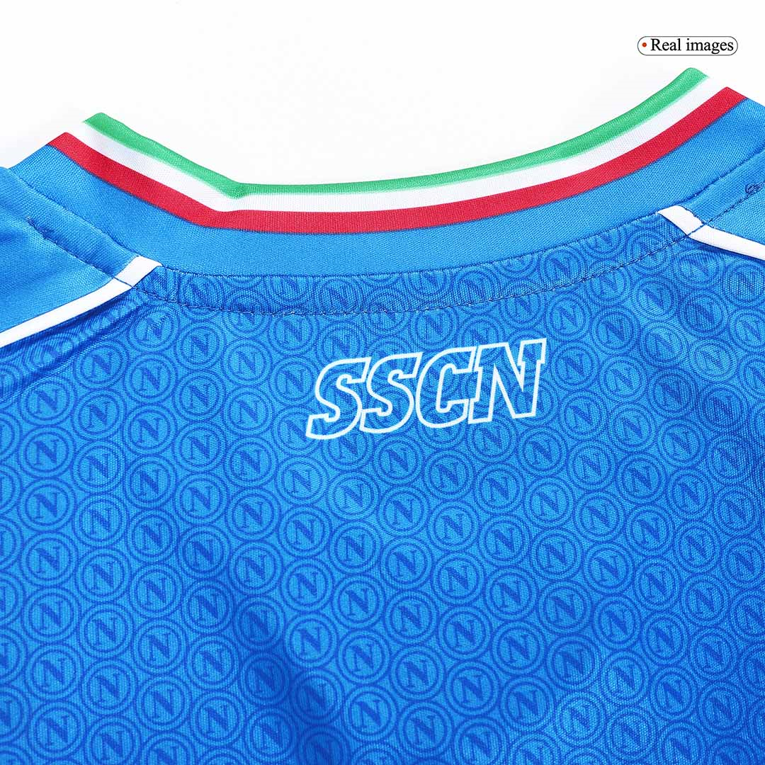 Napoli Soccer Whole Kit Jersey + Short + Socks Replica Home 2023/24 Mens