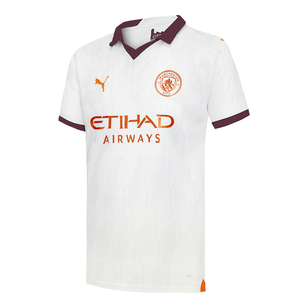 Manchester City Soccer Jersey + Short Replica Away 2023/24 Mens