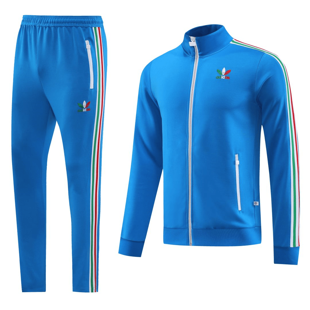 Customize Soccer Jacket + Pants Replica Blue 2023/24 Mens
