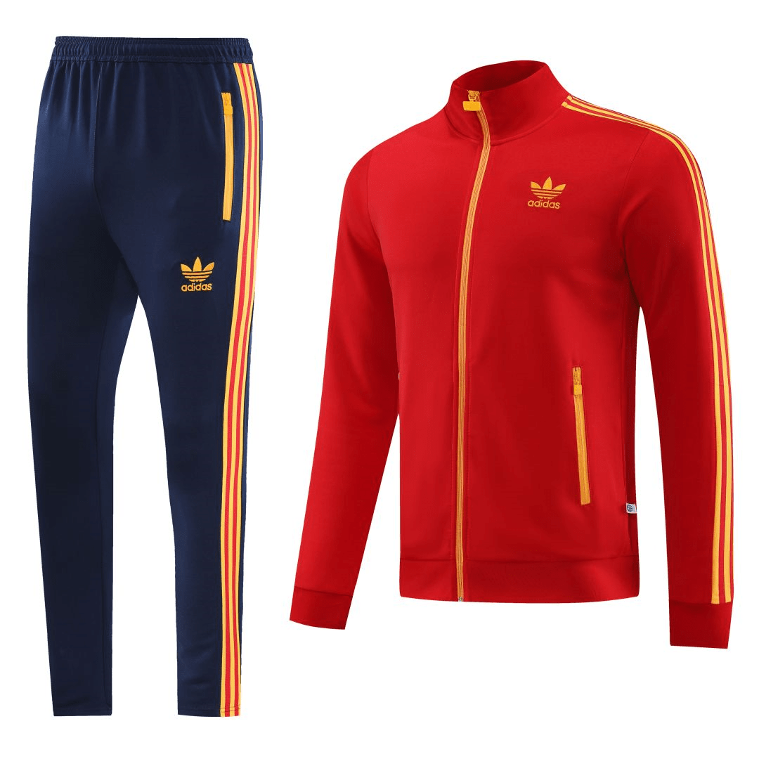 Customize Soccer Jacket + Pants Replica Red 2023/24 Mens