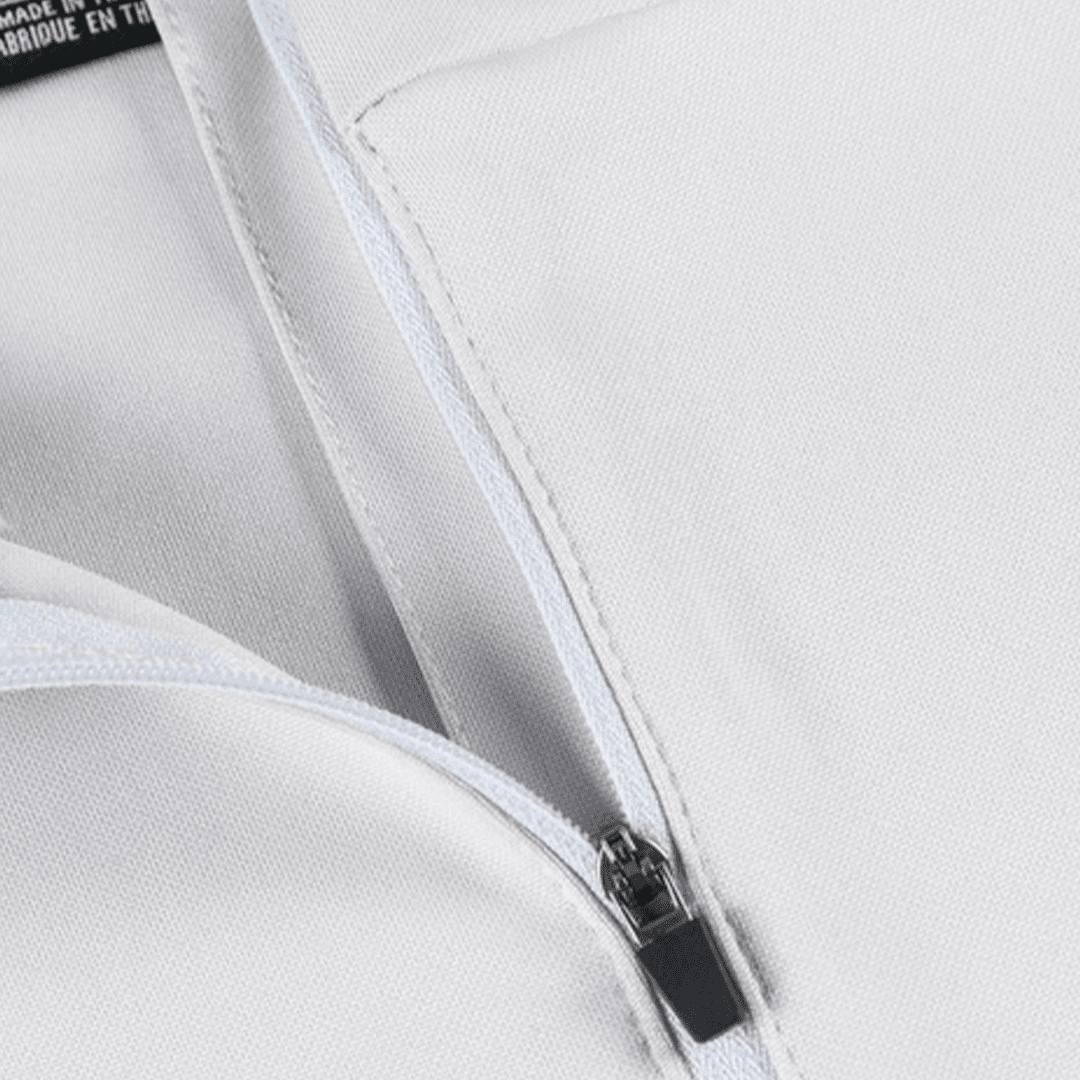 PSG Soccer Zipper Sweatshirt + Pants Replica White 2023/24 Youth