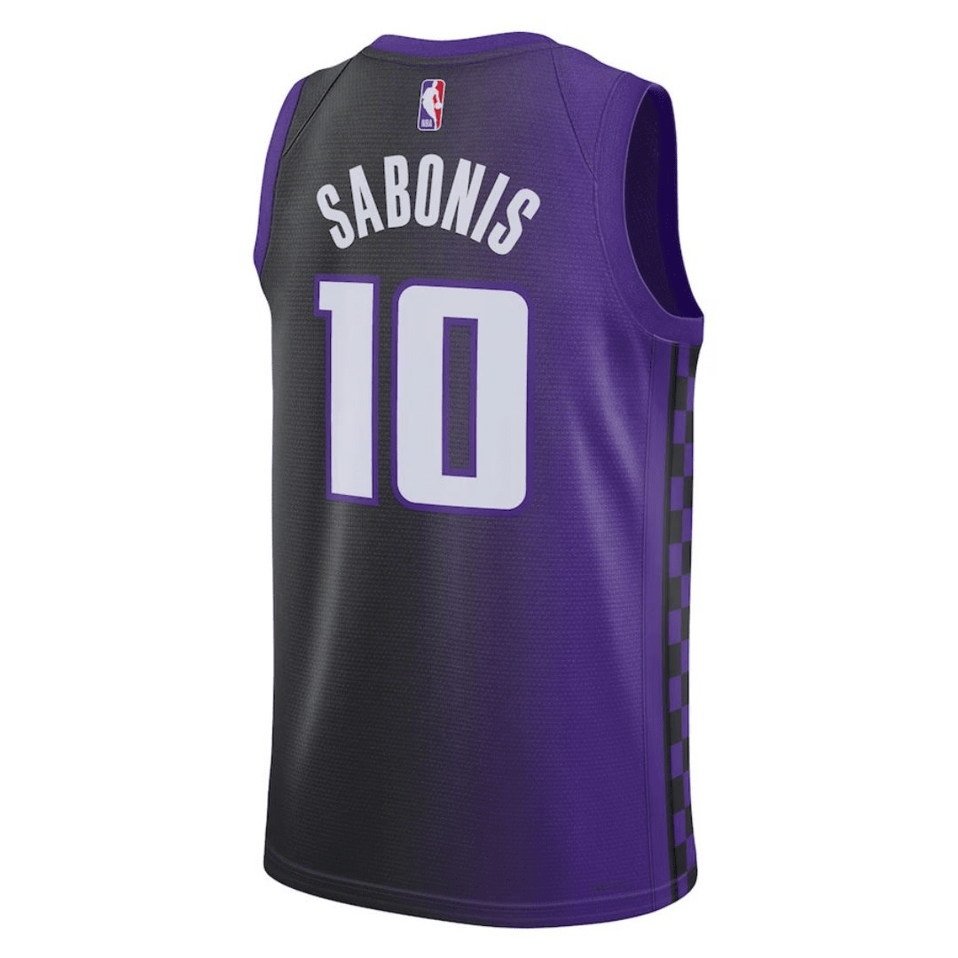 Sacramento Kings Swingman Jersey- Statement Edition Purple 2023/24 Mens (Domantas Sabonis #10)