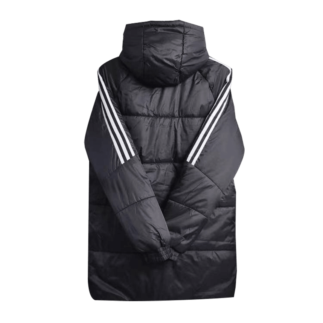 Argentina Cotton Winter Soccer Jacket Black 2023 Mens
