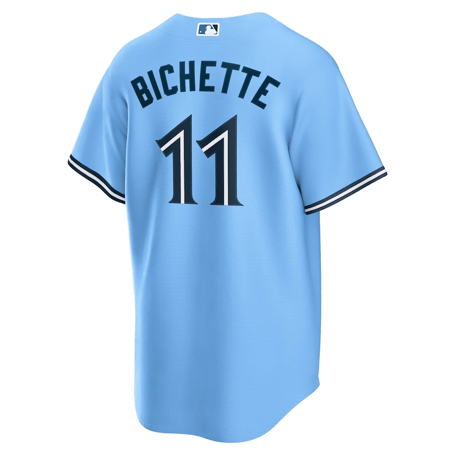 Toronto Blue Jays Alternate Replica Player Name Jersey Powder Blue 2023/24 Mens (Bo Bichette #11)