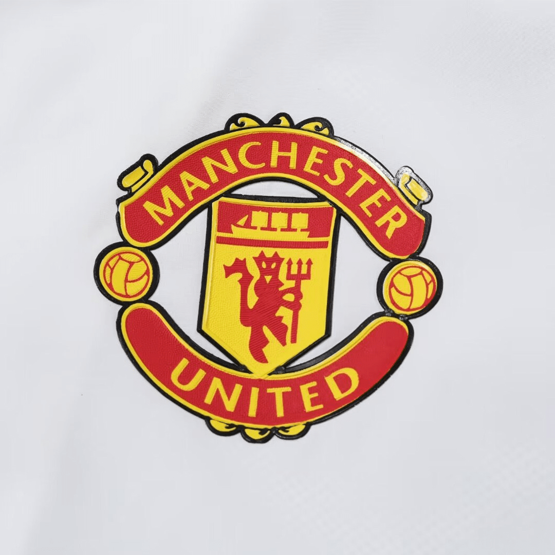 Manchester United Windbreaker Jacket White 2023/24 Mens (Hoodie)