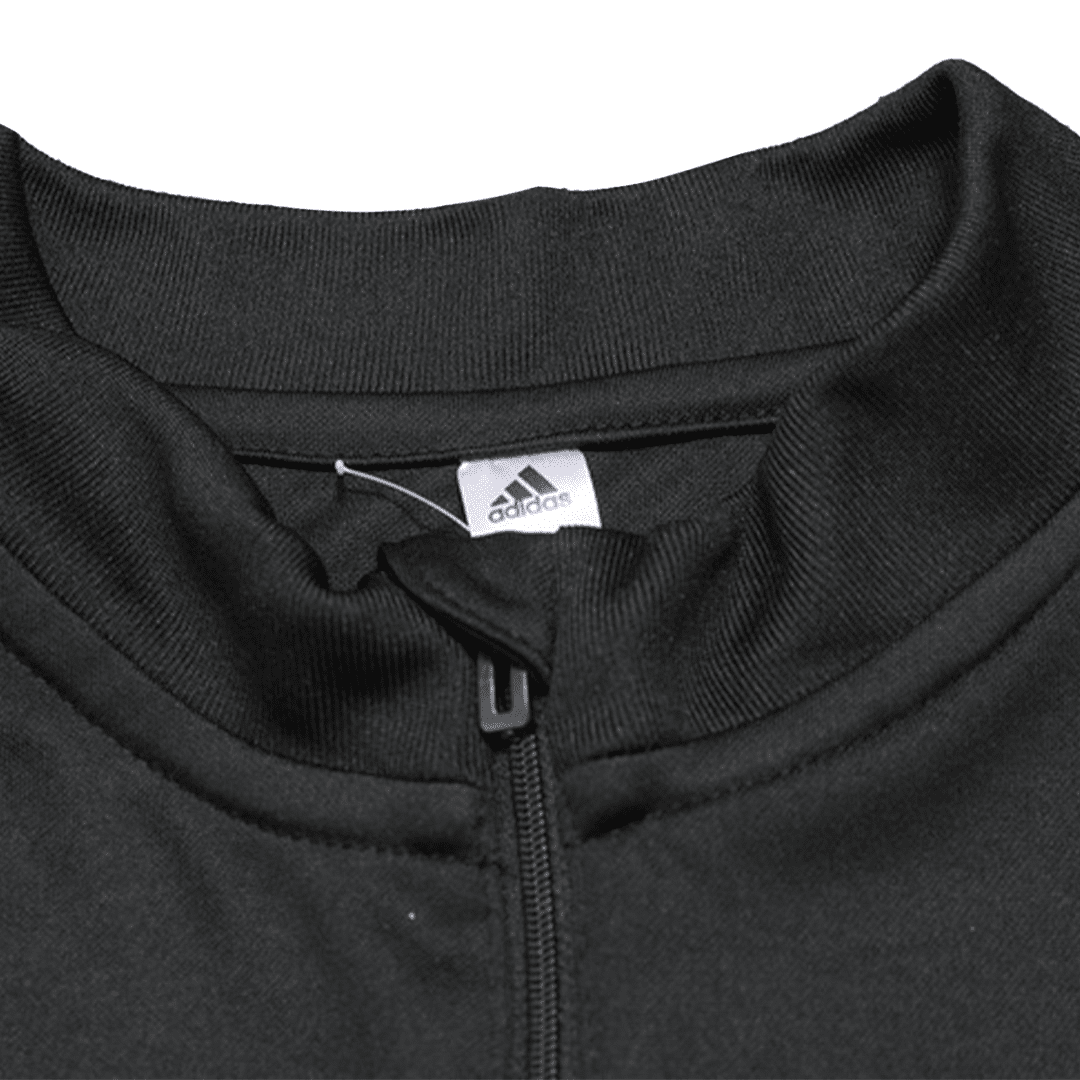 Roma Soccer Zipper Sweatshirt + Pants Replica Black 2023/24 Mens