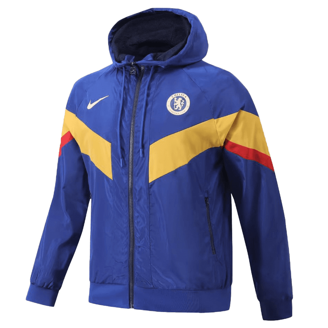 Chelsea Windrunner Soccer Jacket Blue 2023/24 Mens (Hoodie)