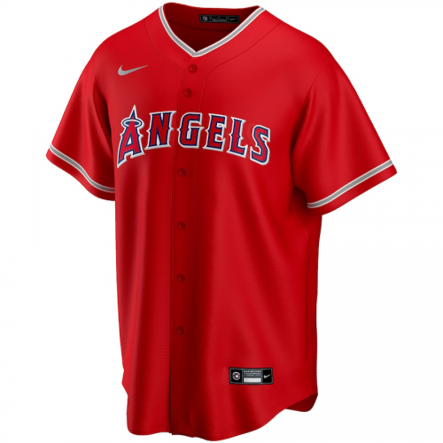 Los Angeles Angels 2020 Alternate Scarlet Replica Custom Jersey Mens 