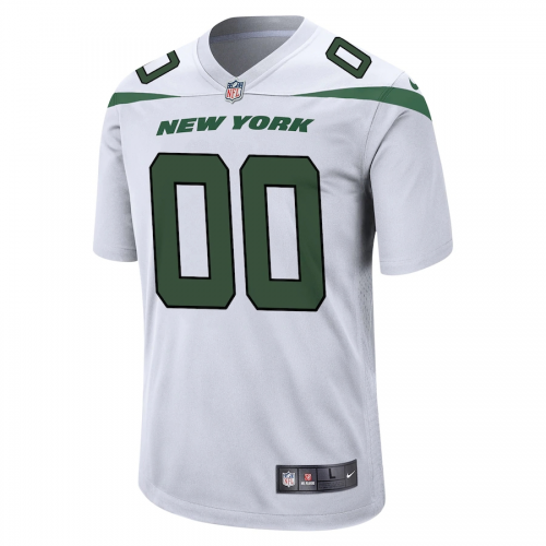 New York Jets Mens Spotlight White Player Game Jersey 