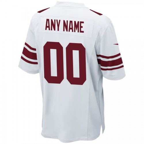 New York Giants Mens White Player Game Jersey 
