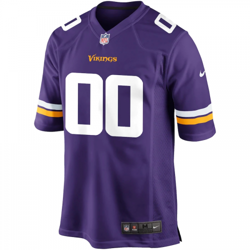 Minnesota Vikings Mens Purple Player Game Jersey 