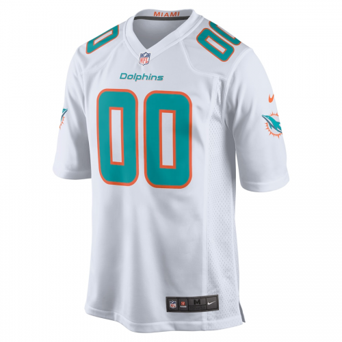 Miami Dolphins Mens White Player Game Jersey 