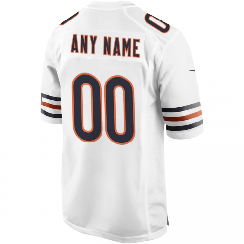 Chicago Bears Mens White Player Game Jersey 