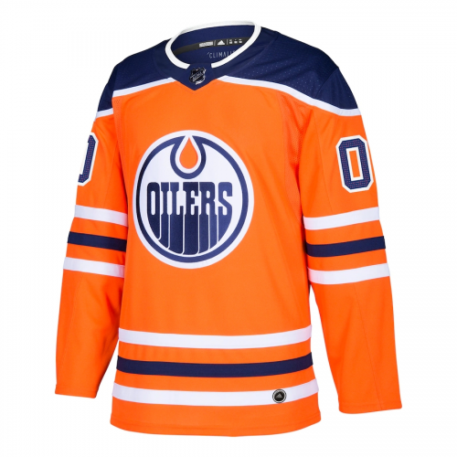 Edmonton Oilers Orange  Custom Practice Jersey Mens 