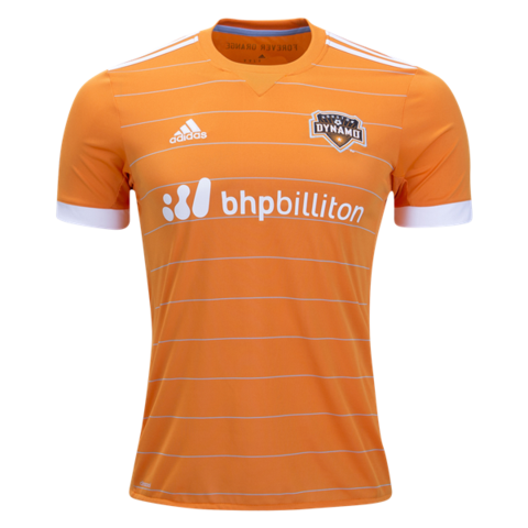 2017/18 Houston Dynamo Home Orange Soccer Jersey Replica  DeMarcus Beasley # 7