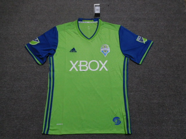 Seattle Sounders Home Green Soccer Jersey Replica  2016/17