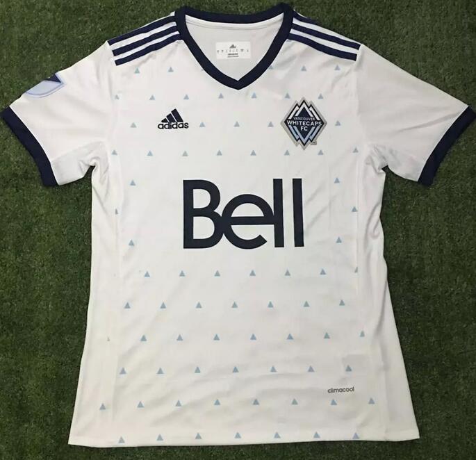 2017/18 Vancouver Whitecaps homw white Soccer Jersey Replica 